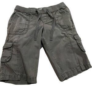 Old Navy Gray Cargo Shorts XS Drawstring Utility